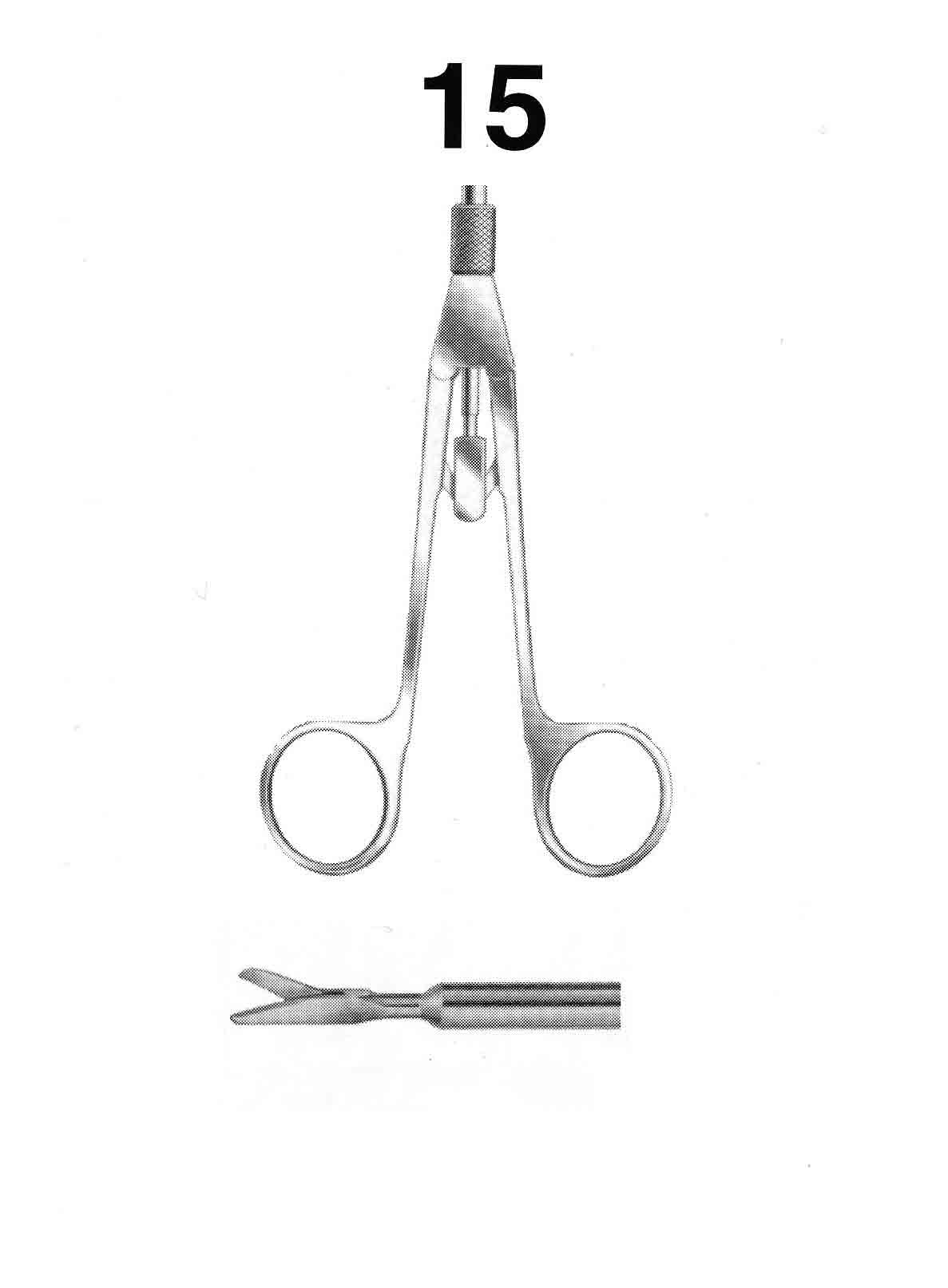 MİKRO DİSEKSİYON MAKAS ÇAP  5MM